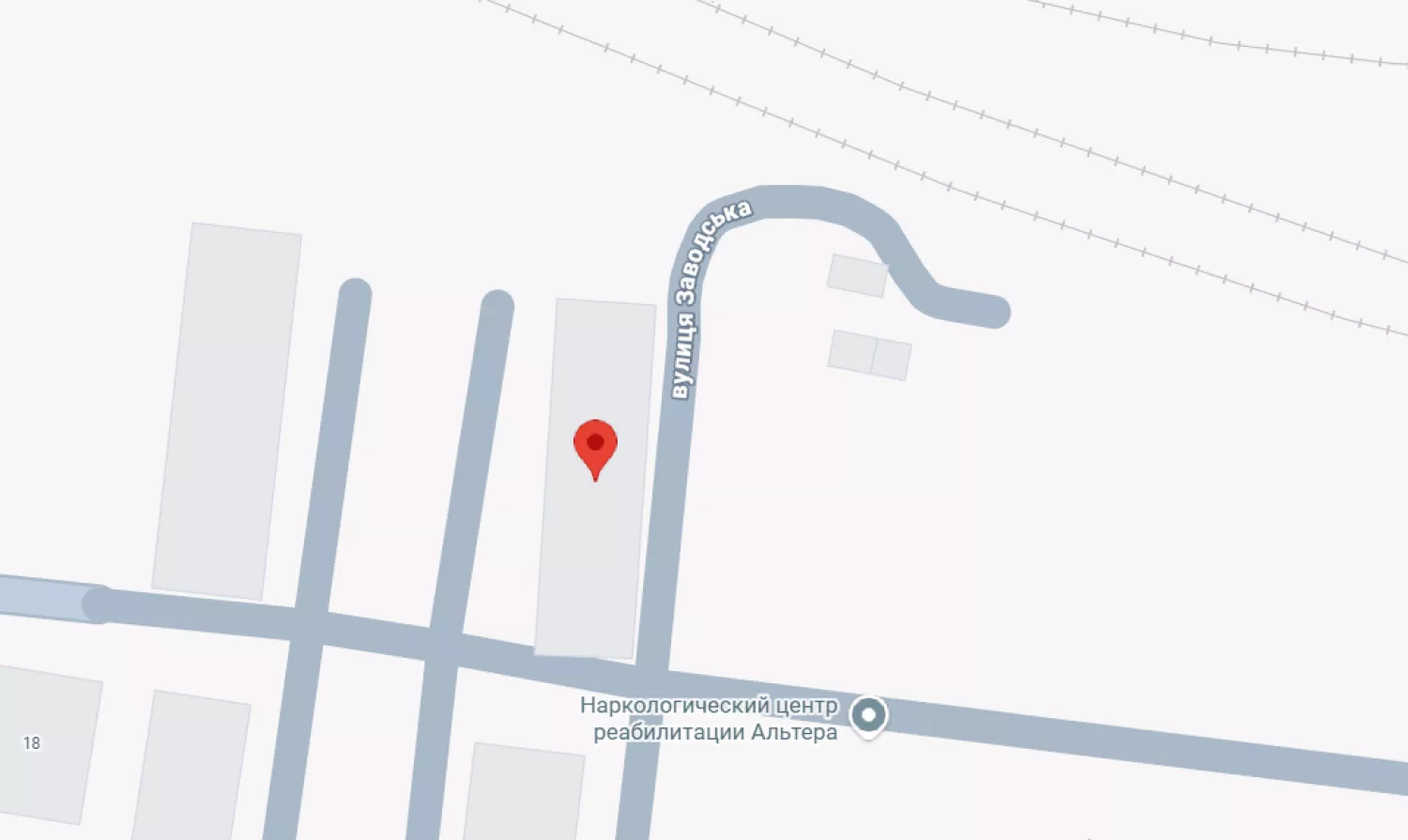 На Заводській, 2-Г під демонтаж потрапить гараж. Скриншот Google Maps