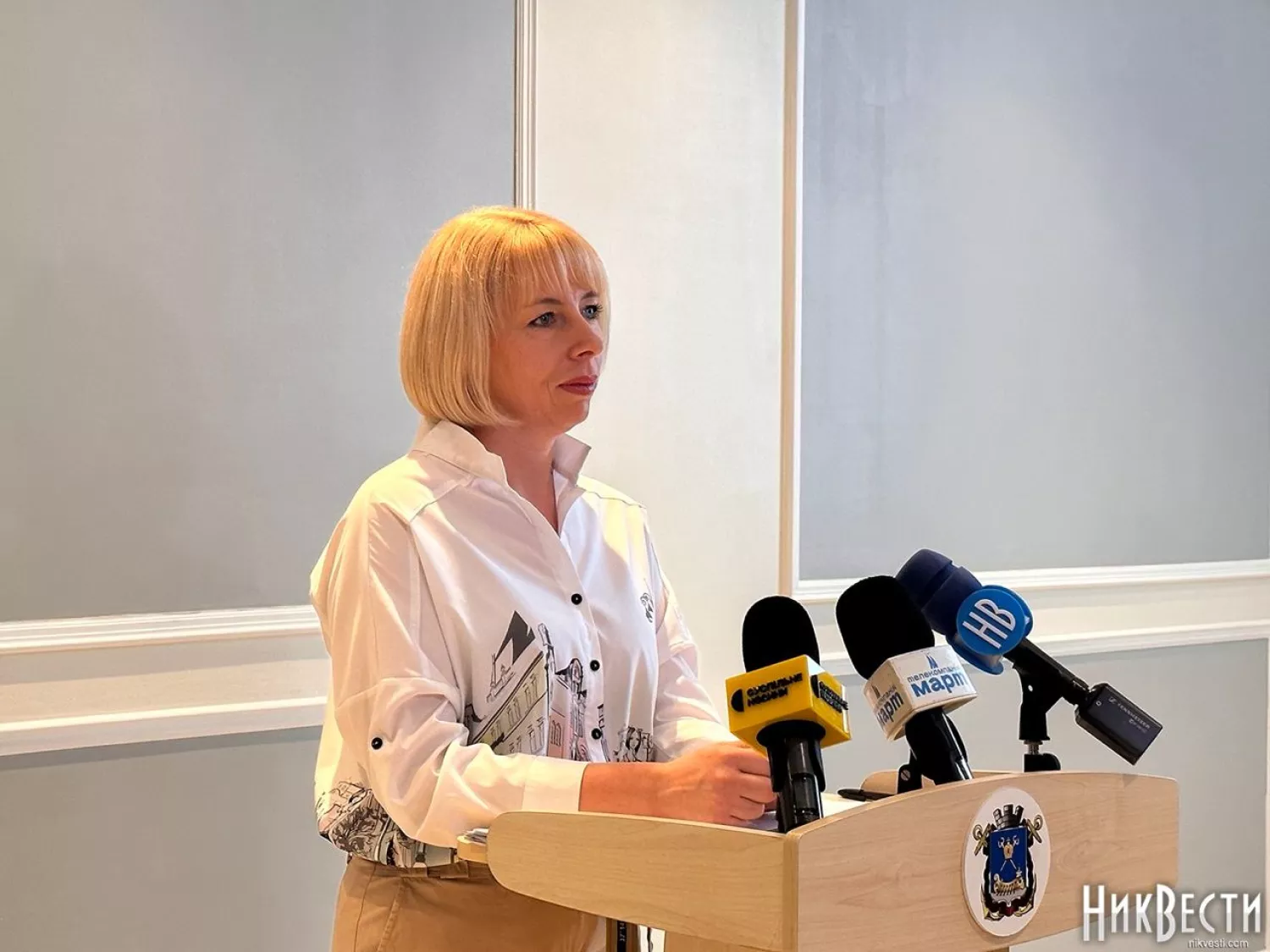 Ганна Личко, начальниця управління освіти Миколаївської міської ради. Фото: НикВести