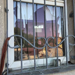 1 серпня росіяни поцілили в АЗС на Миколаївщині. Фото: Суспільне Миколаїв