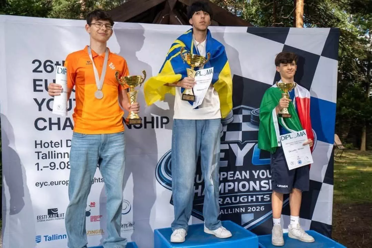 Миколаївський шашкіст Матвєй Колєсніков двічі став чемпіоном Європи з шашок-100. Фото: Миколаївська ОВА