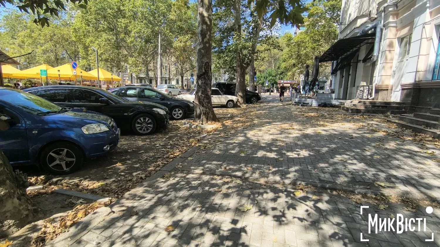 На сьогодні вагончика немає на попередньому місці. Фото: МикВісті