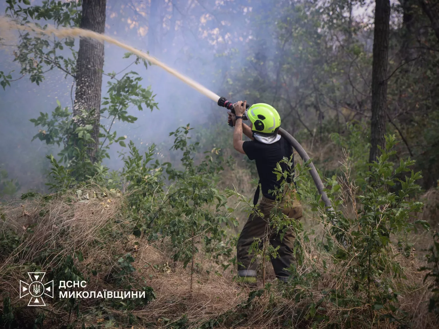 За добу вогнеборці загасили 24 пожежі на Миколаївщині. Фото: ДСНС