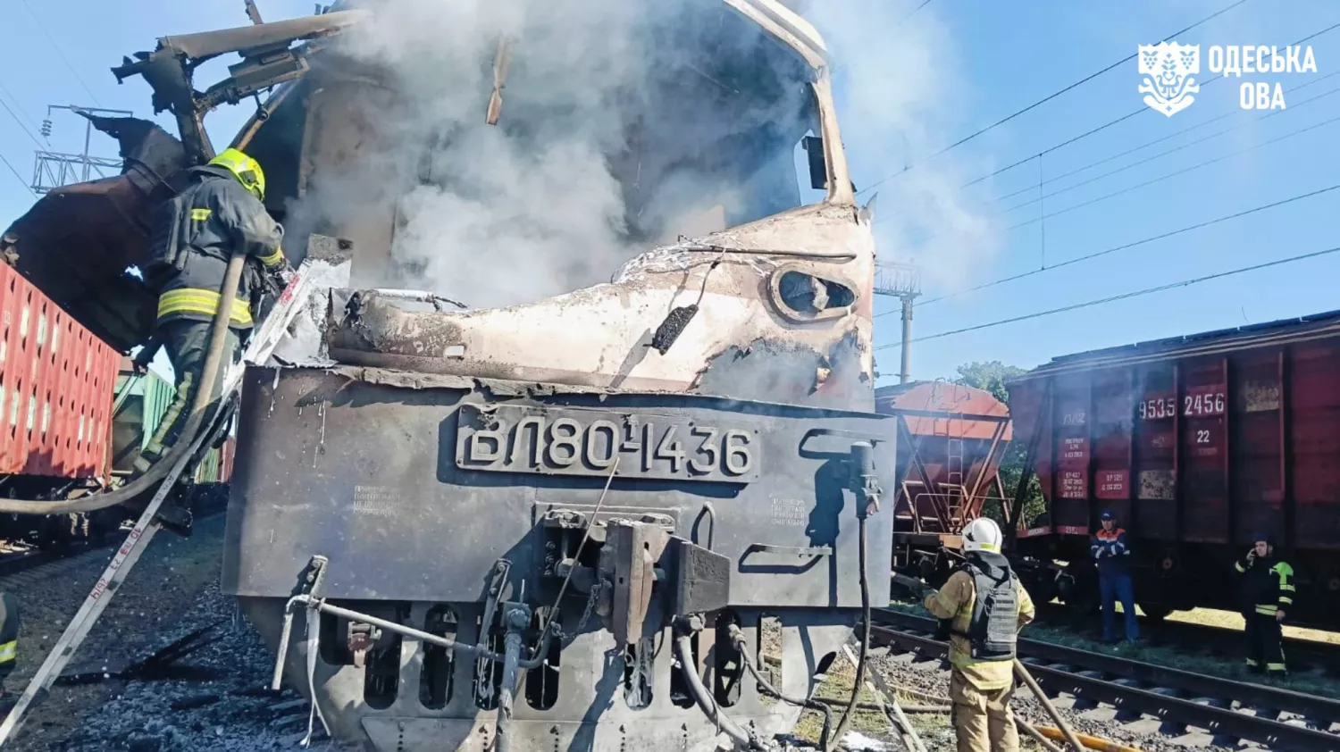 Атака на пасажирський потяг на Одещині. Фото Олег Кіпер