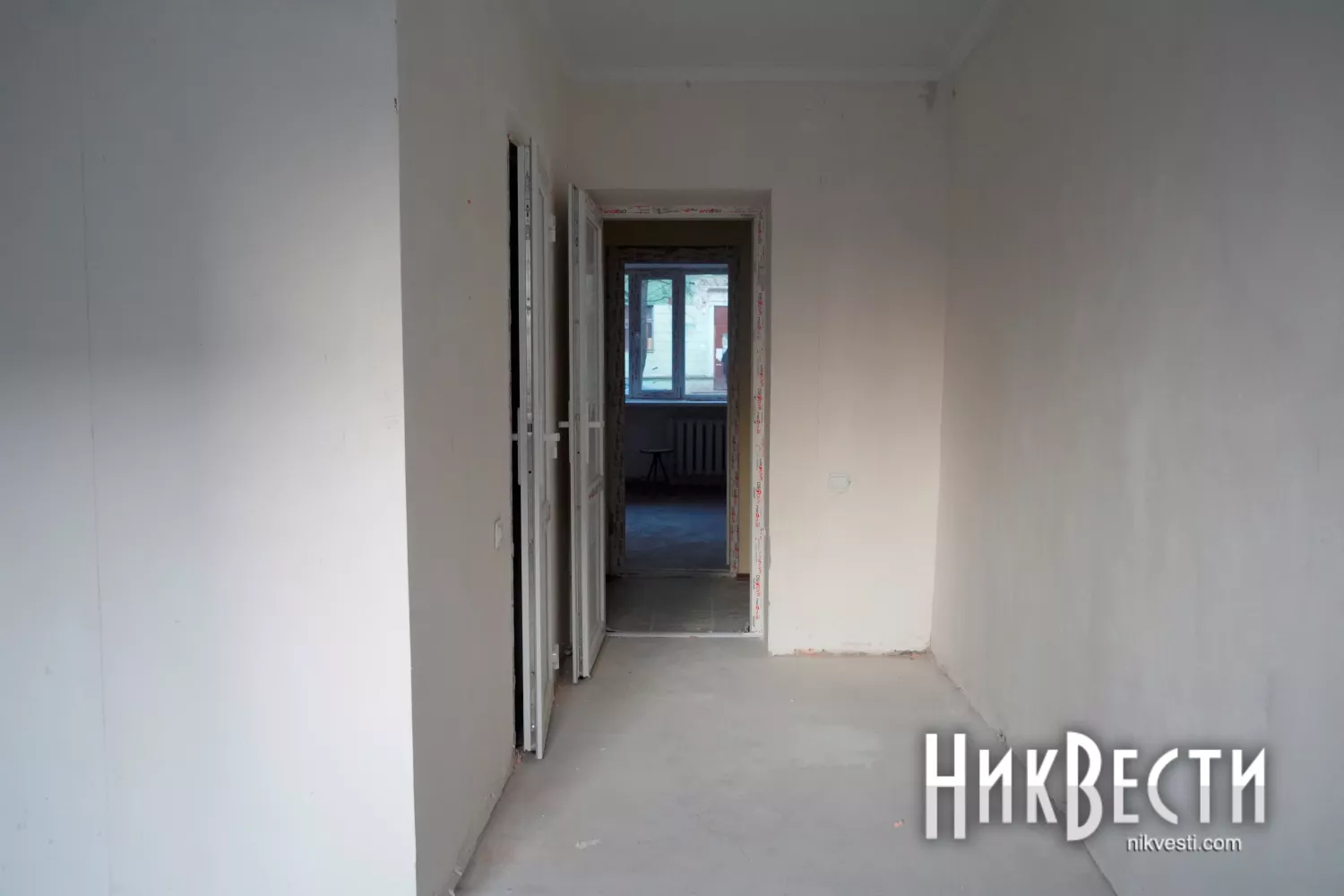 Ремонт у гуртожитку для переселенців у 2024 році у Миколаєві. Фото: архів НикВести
