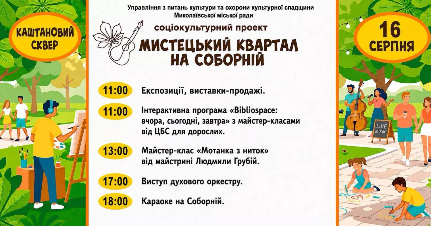 Афіша: Управління культури і мистецтв ММР