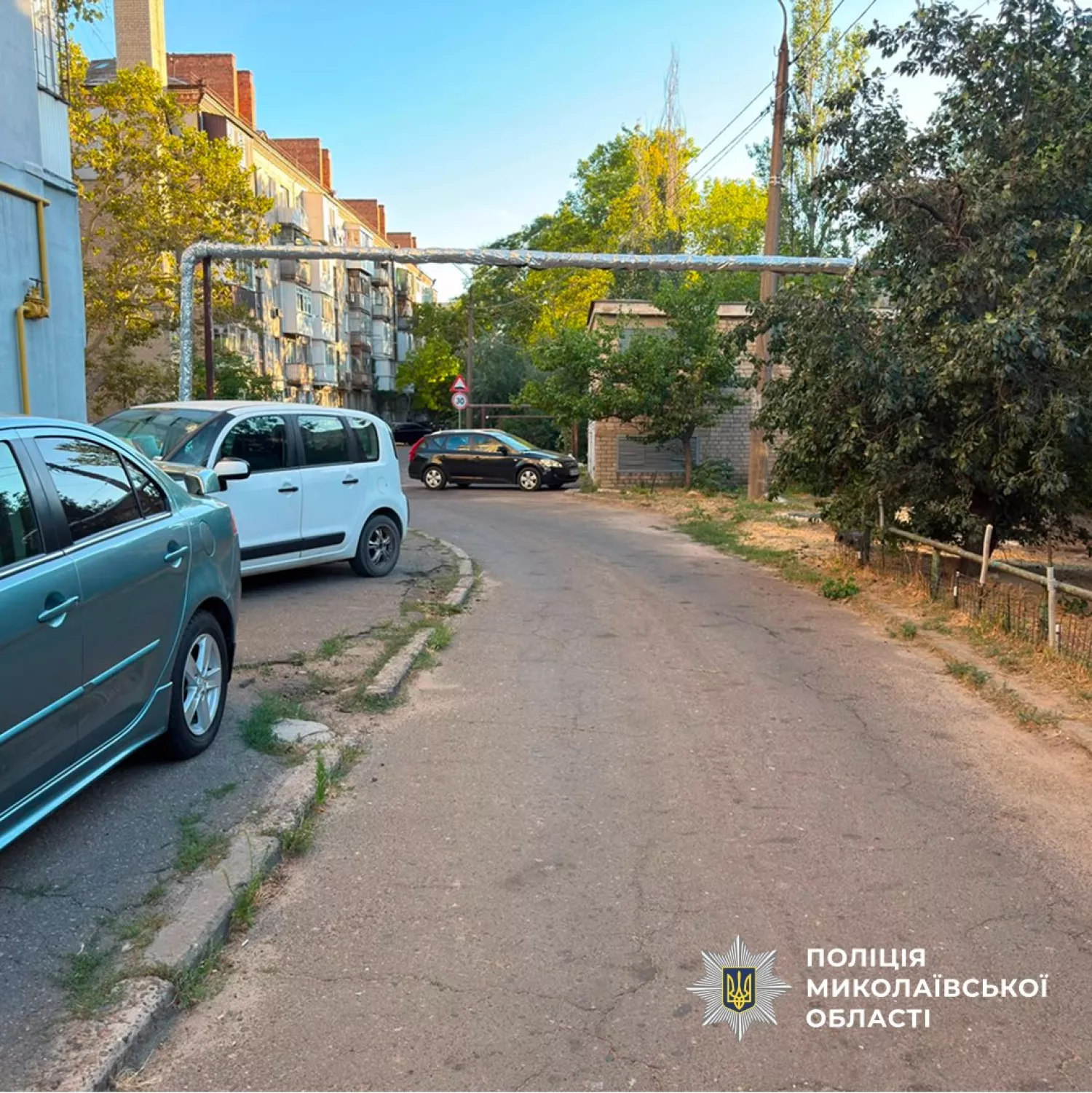 У Миколаєві водій Hyundai збив 5-річного хлопчика на самокаті. Фото: поліція