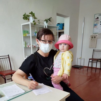 На Миколаївщині у 41 населеному пункті провели виїзну вакцинацію. Фото: Миколаївський обласний центр контролю та профілактики хвороб МОЗ.