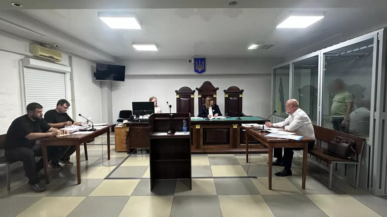 Суд відправив під варту начальника Миколаївського обласного ТЦК, якого затримали при отримані хабара. Фото: Суспільне. Миколаїв