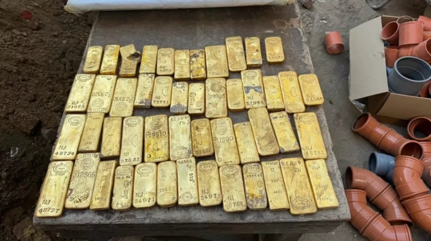 У Бельгії студенти-будівельник натрапили на золото вартістю 9 млн євро. Фото: Поліція Дендермонда