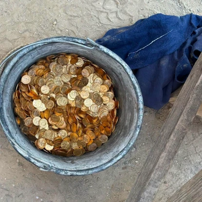 У Бельгії студенти-будівельник натрапили на золото вартістю 9 млн євро. Фото: Поліція Дендермонда