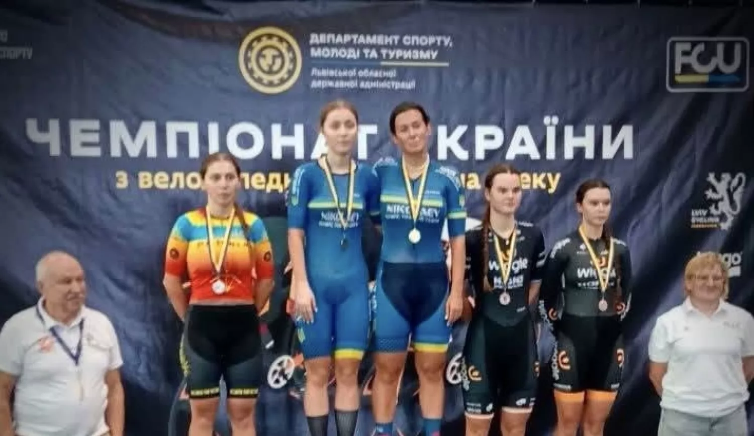 Миколаївські спортсмени вибороли шість медалей на чемпіонаті України з велоспорту. Фото: Управління спорту ММР