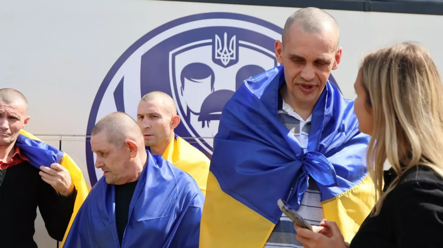 З російського полону звільнили 103 українських воїнів. Фото з телеграм каналу Володимир Зеленський