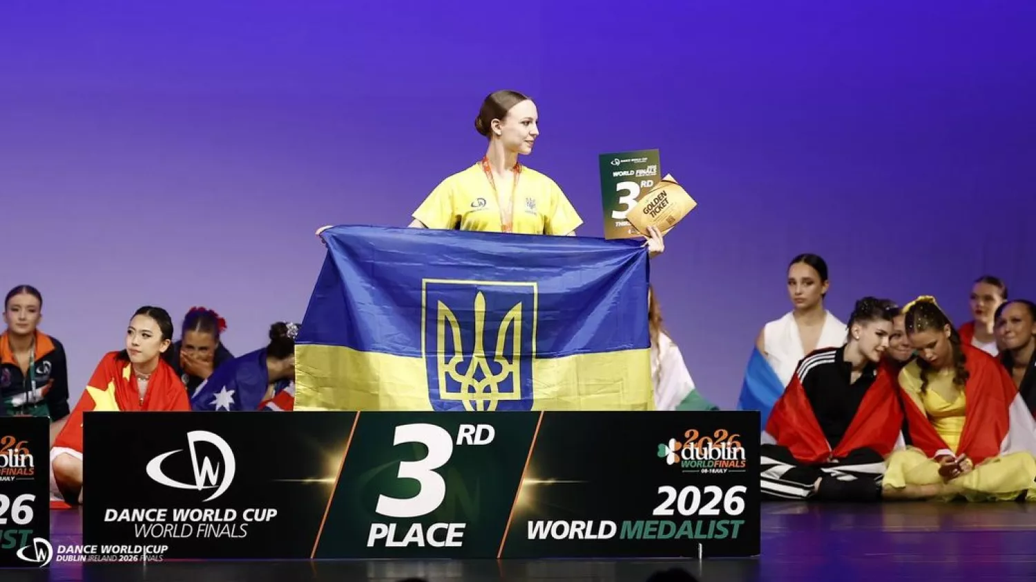 Танцівниця з Одеси здобула дві нагороди на Dance World Cup у Дубліні. Фото Dance World Cup 2026