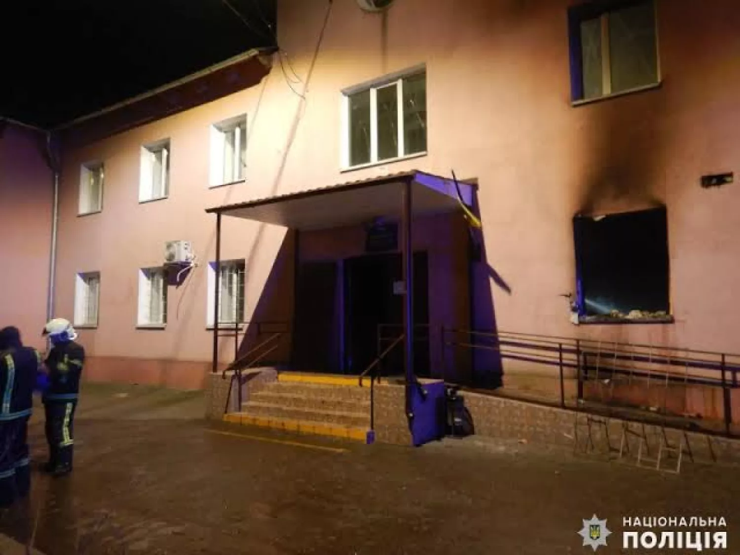 Суд на замовлення російських спецслужб підпалили у 2025 році. Фото: ГУНП Миколаївщини
