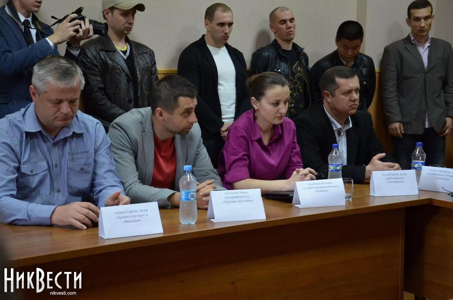 Давид Арахамія на круглому столі Євромайдану та Антімайдан, 12 травня 2014 року