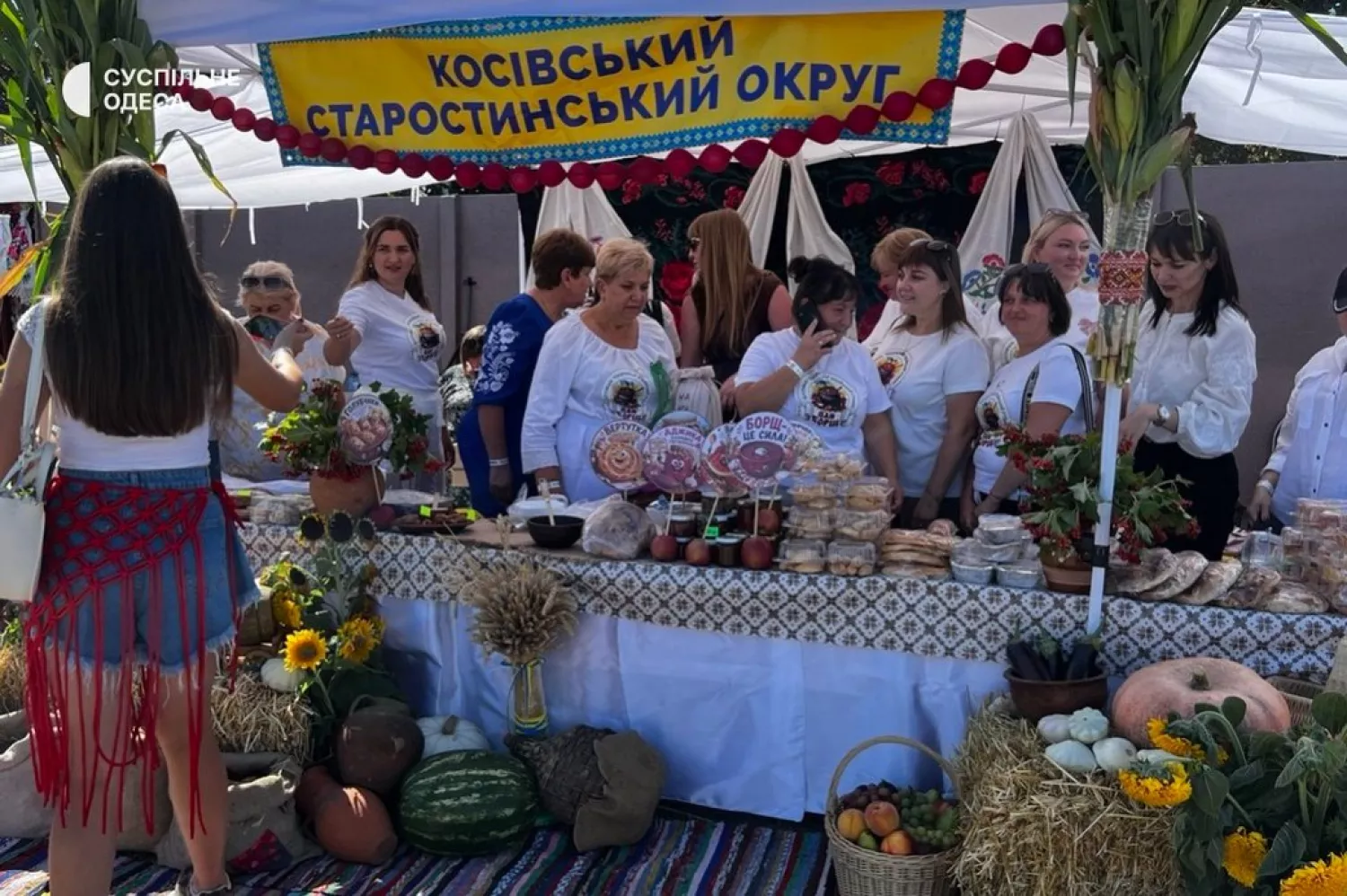 На Одещині зварили 300 літрів борщу. Фото Суспільне Одеса