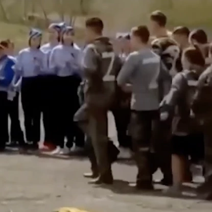 Депортація 53 дітей з Донеччини до РФ. Скрин з відео