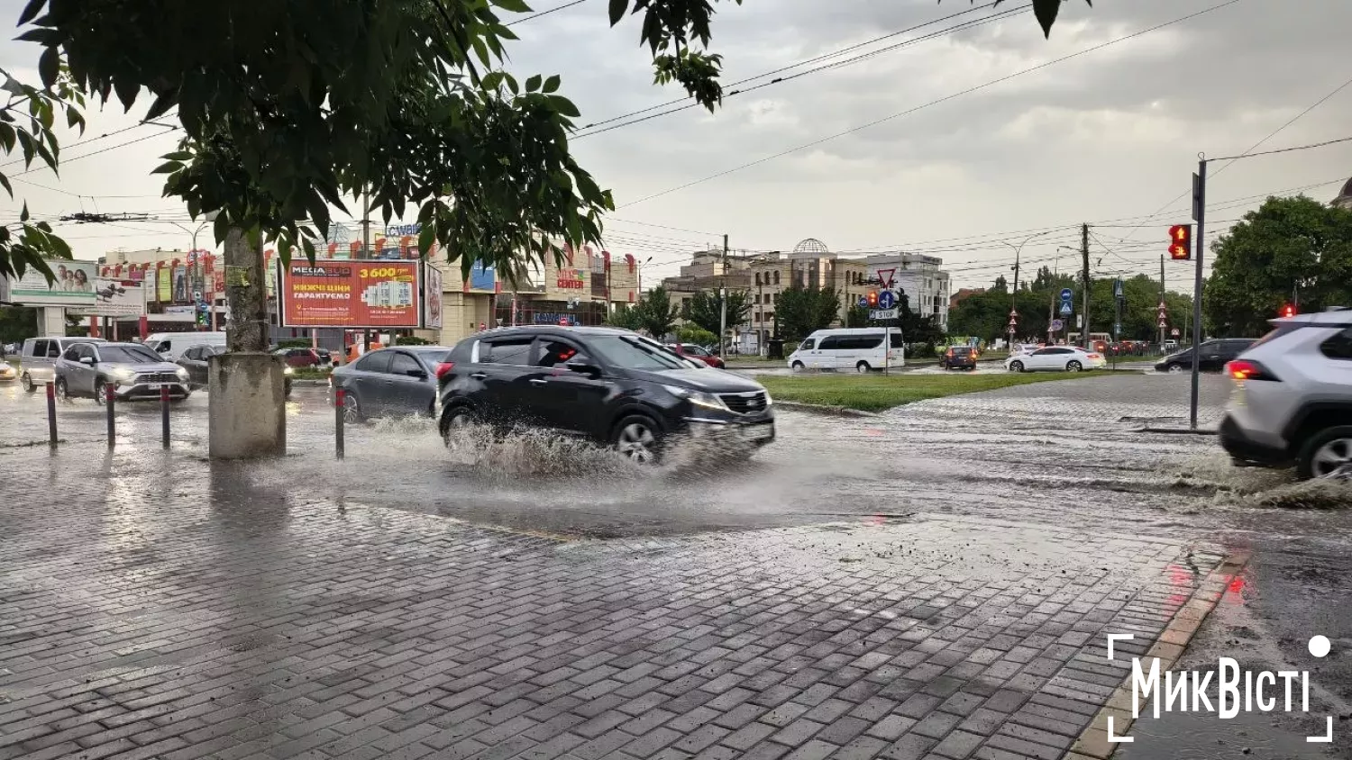 Злива у Миколаєві. Ілюстративне фото: НикВести