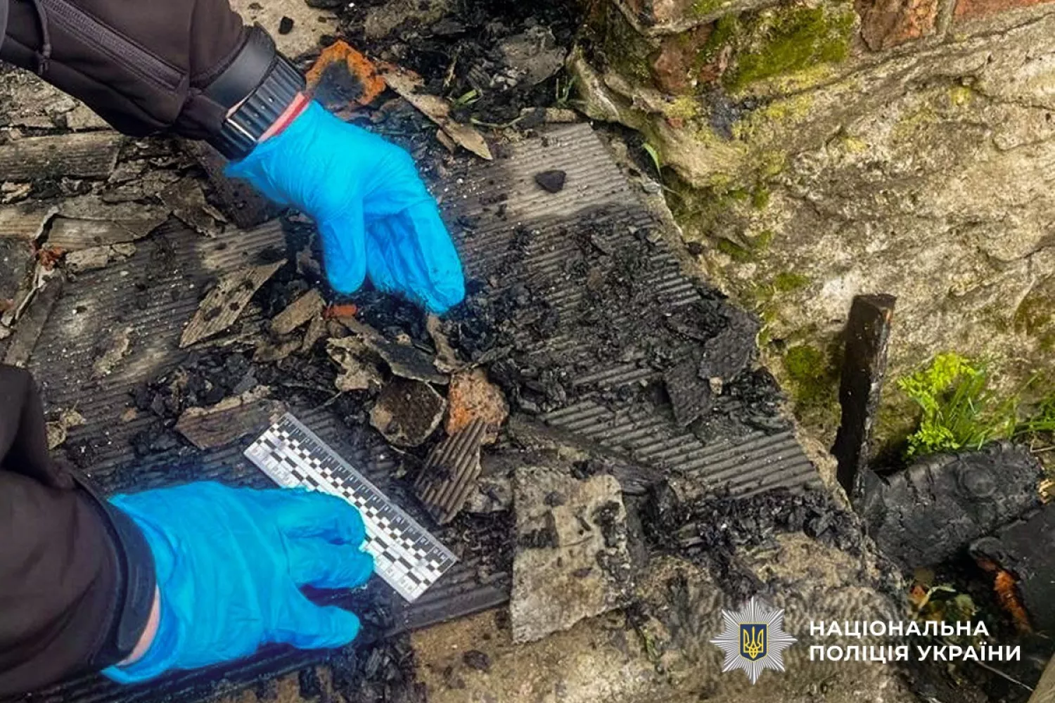 Підпалив будинок через сварку. Фото нацполіція