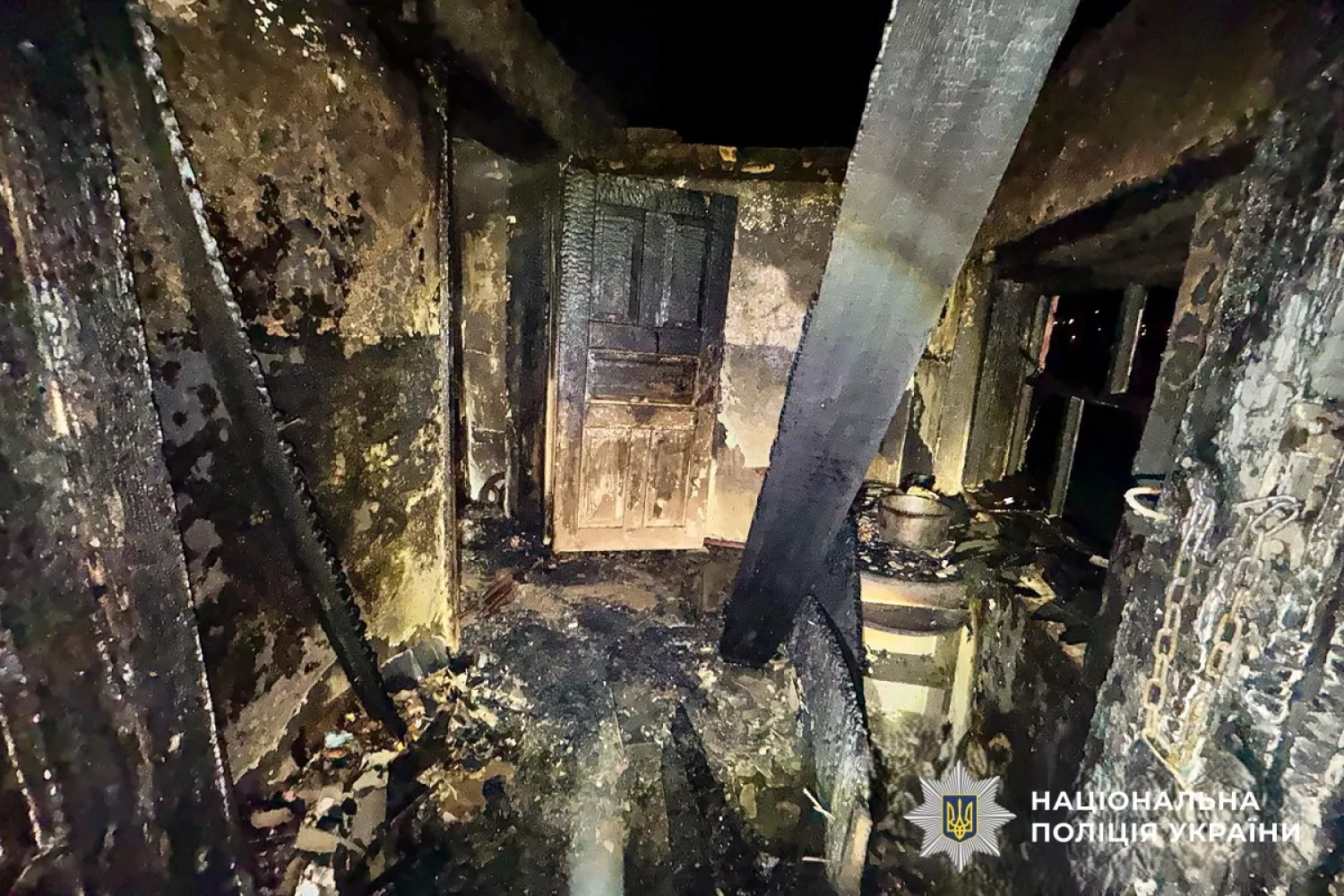 Підпалив будинок через сварку. Фото нацполіція