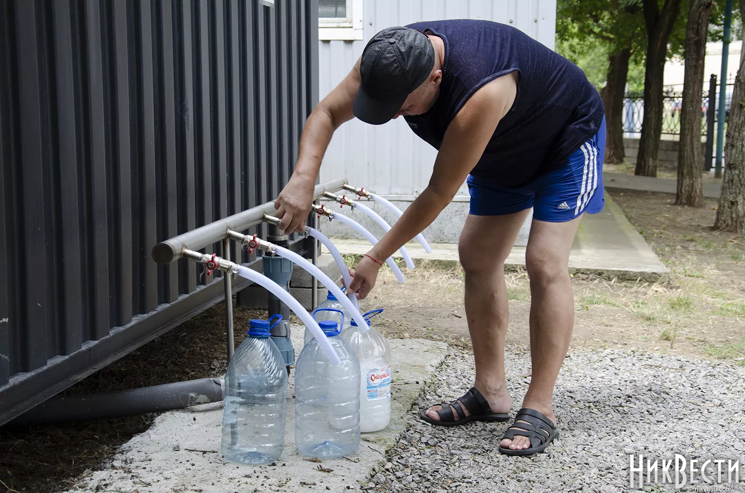 Точки видачі води у Миколаєві. Фото: НикВести