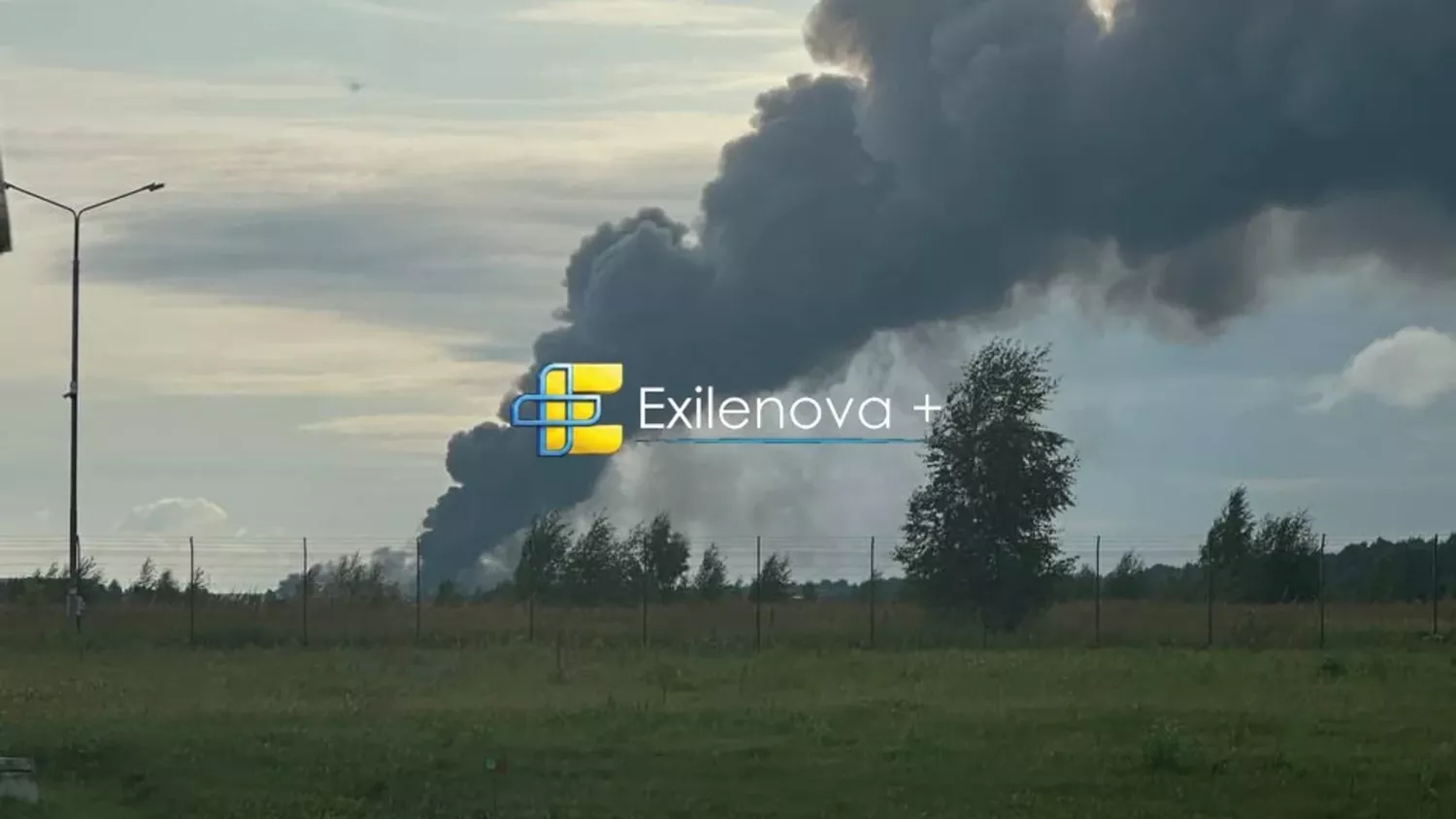 Пожежа у Володимирській області РФ. Фото: Exilenova