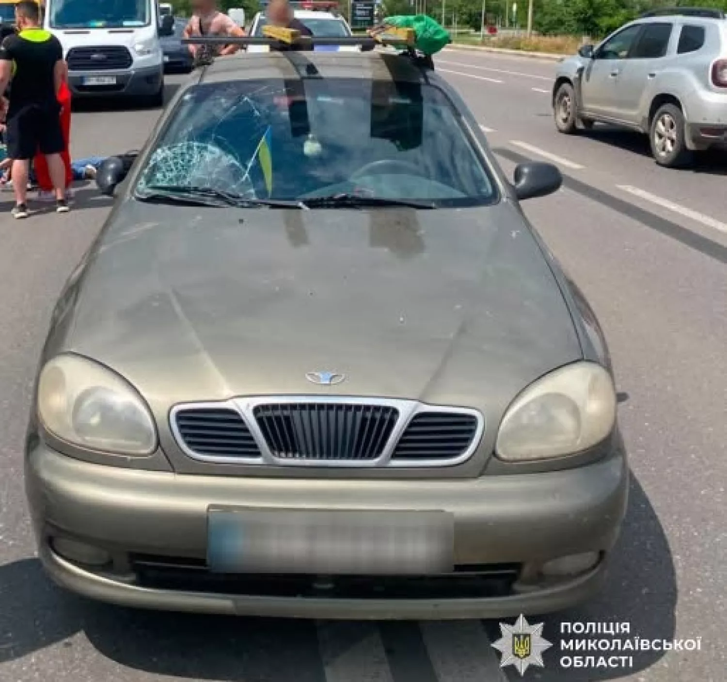 У Миколаєві судитимуть водія Lanos, який збив пішохода. Фото: ГУНП у Миколаївській області