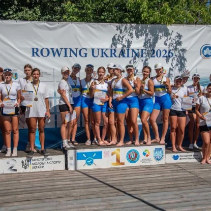 Веслувальники з Миколаївщини вибороли 5 медалей на чемпіонаті України. Фото: Управління фізичної культури і спорту Миколаївської міської ради