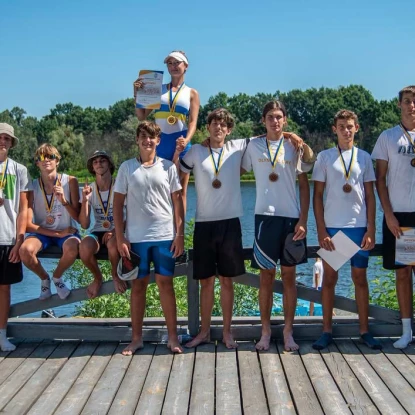 Веслувальники з Миколаївщини вибороли 5 медалей на чемпіонаті України. Фото: Управління фізичної культури і спорту Миколаївської міської ради