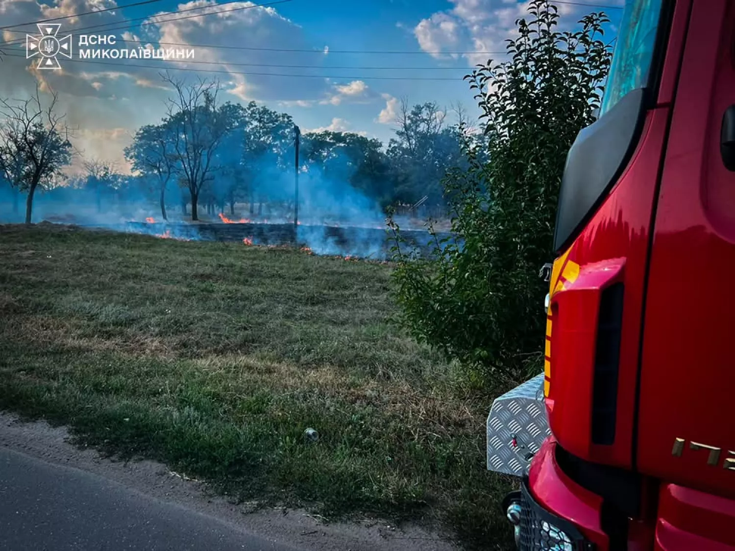 За добу на Миколаївщині ліквідували 31 пожежу, більшість — в екосистемах. Фото: ДСНС