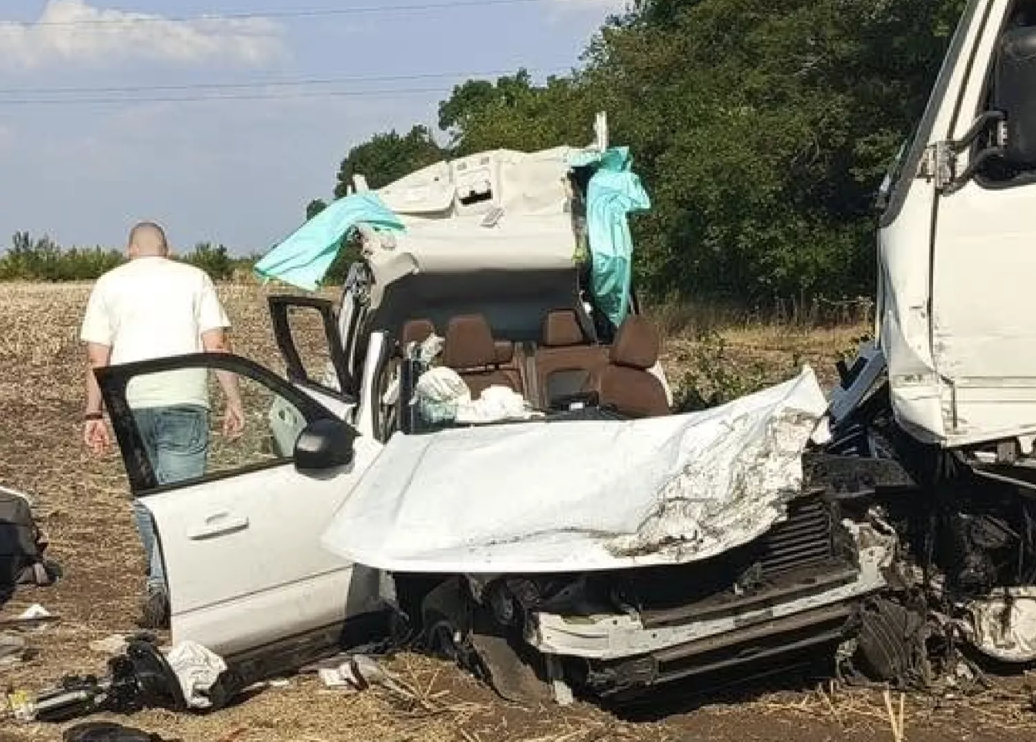 Наслідки ДТП під Миколаєвом. Фото: Миколаївський ЗШР ТЧХУ