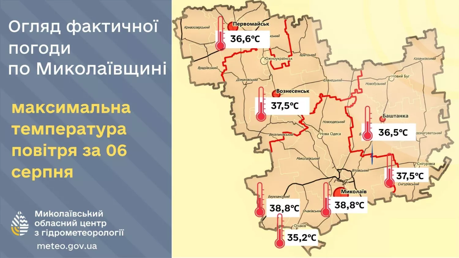 Фото Миколаївського обласного центру з гідрометеорології