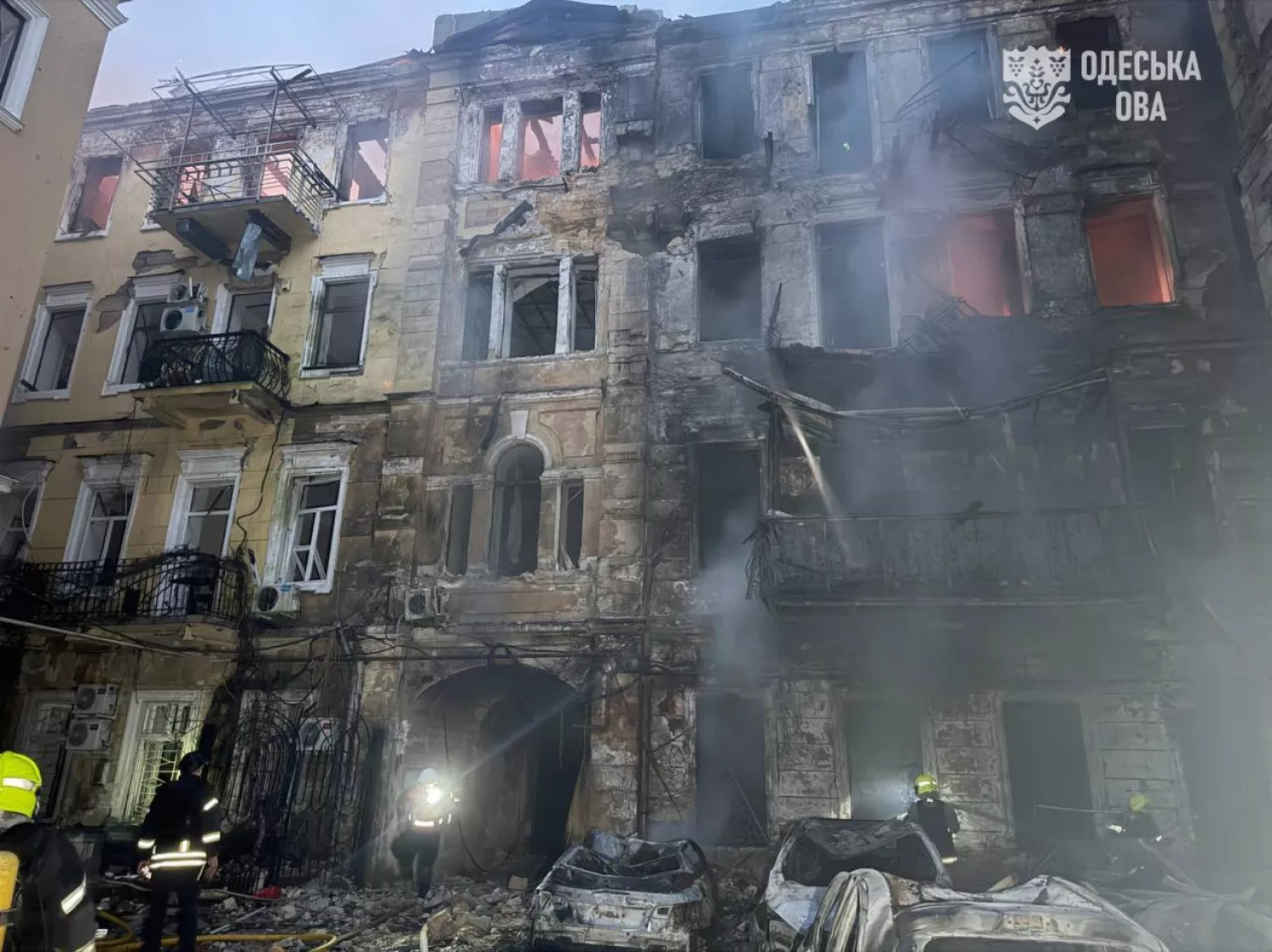 Російські війська влаштували масовану атаку на Одещину. Фото: Одеська ОВА