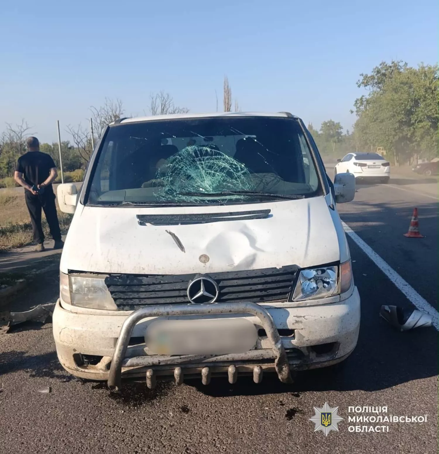 У ДТП на Миколаївщині загинув мотоцикліст. Фото: Нацполіція