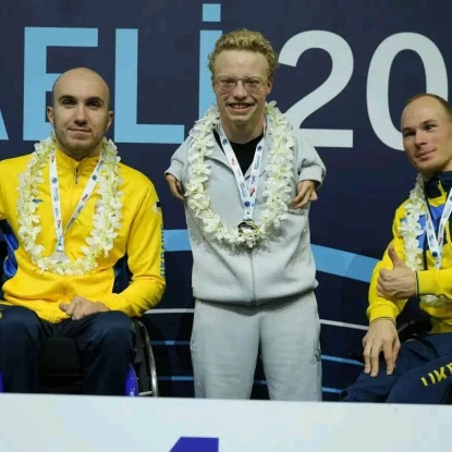 Миколаївські спортсмени здобули нагороди на чемпіонаті Європи з параплавання. Фото: Миколаївська ОВА