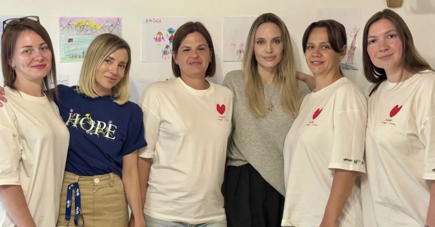 Анджеліна Джолі відвідала Харків. Фото з інстаграму Анджеліни Джолі