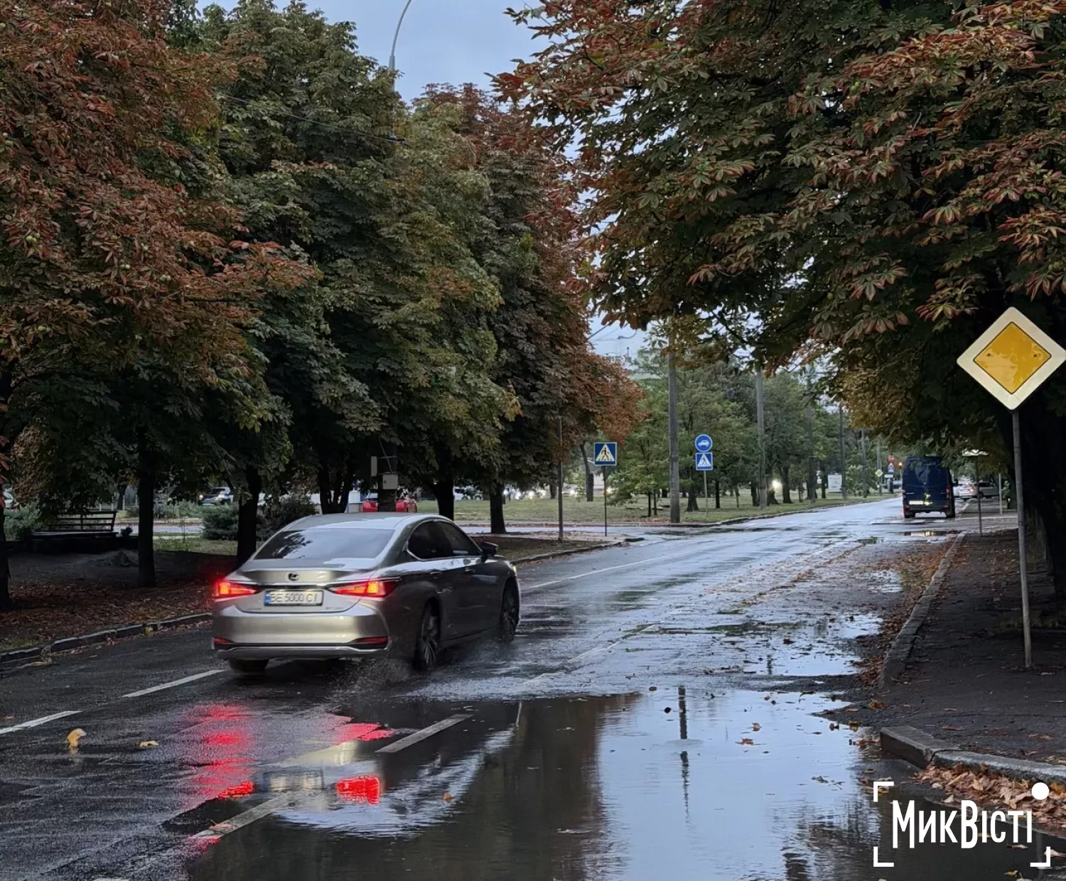 Вулиця Садова у Миколаєві. Фото: МикВісті
