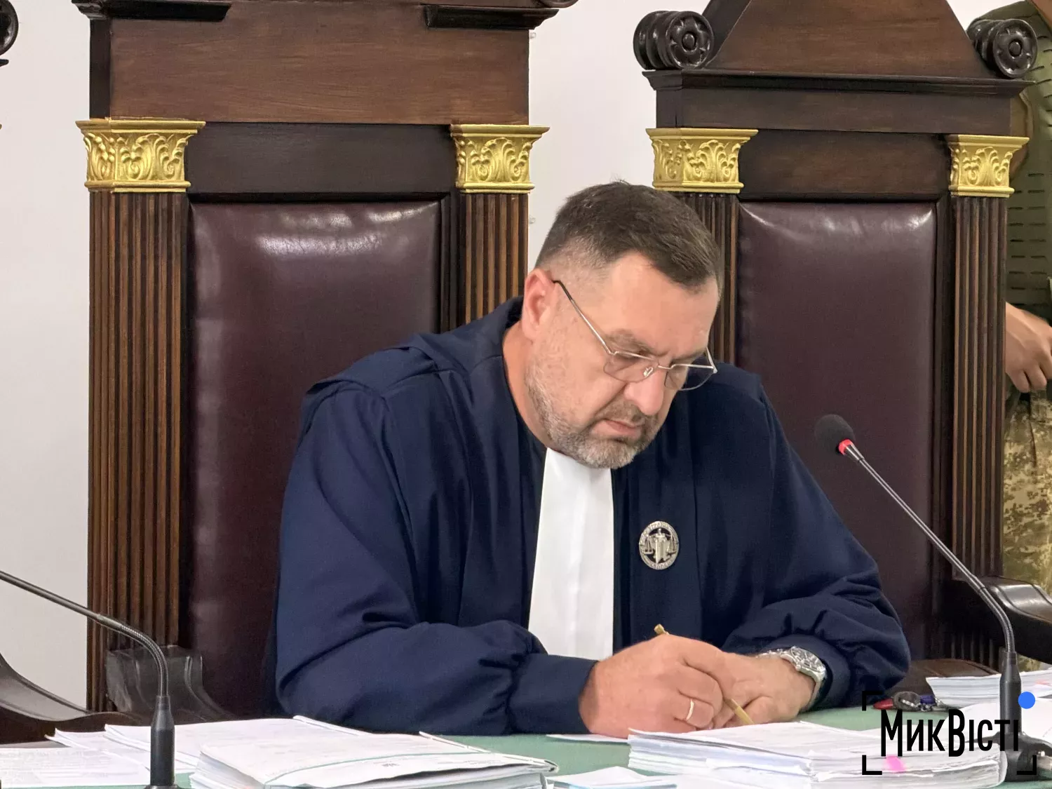 Справу слухає суддя Сергій Медюк. Фото: МикВісті