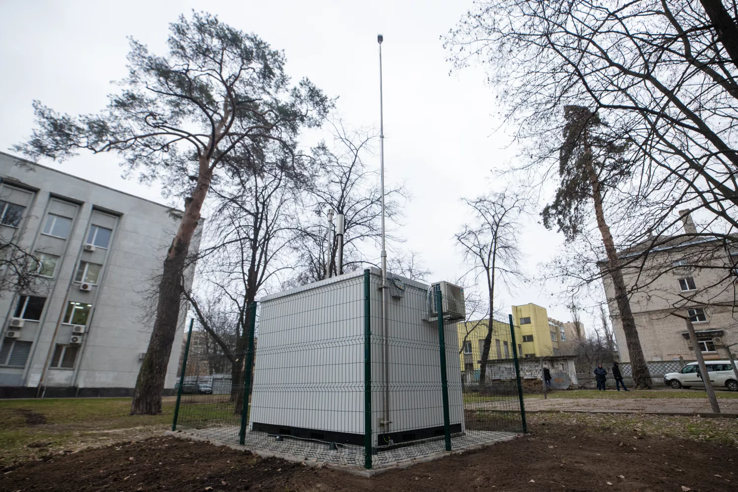 Пост моніторингу повітря європейського зразка. Фото: КМДА