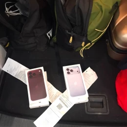 На Львівщині митники вилучили вісім найновіших iPhone. Фото: Державна митна служба