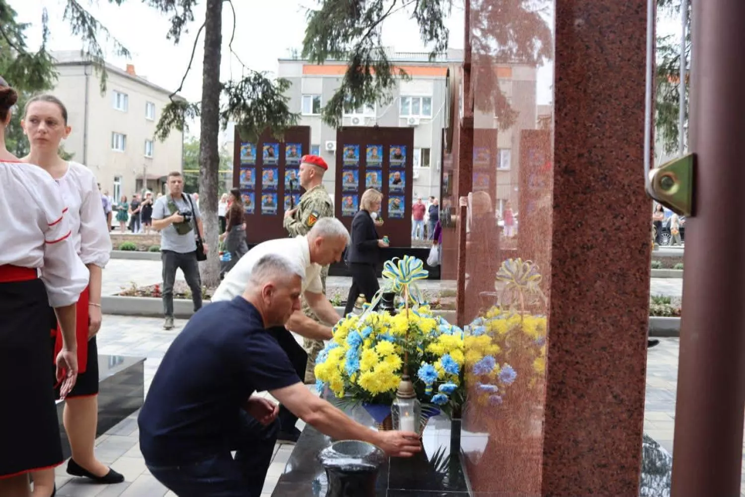 У Первомайську 19 вересня відкрили Алею Слави. Фото: Миколаївська ОВА