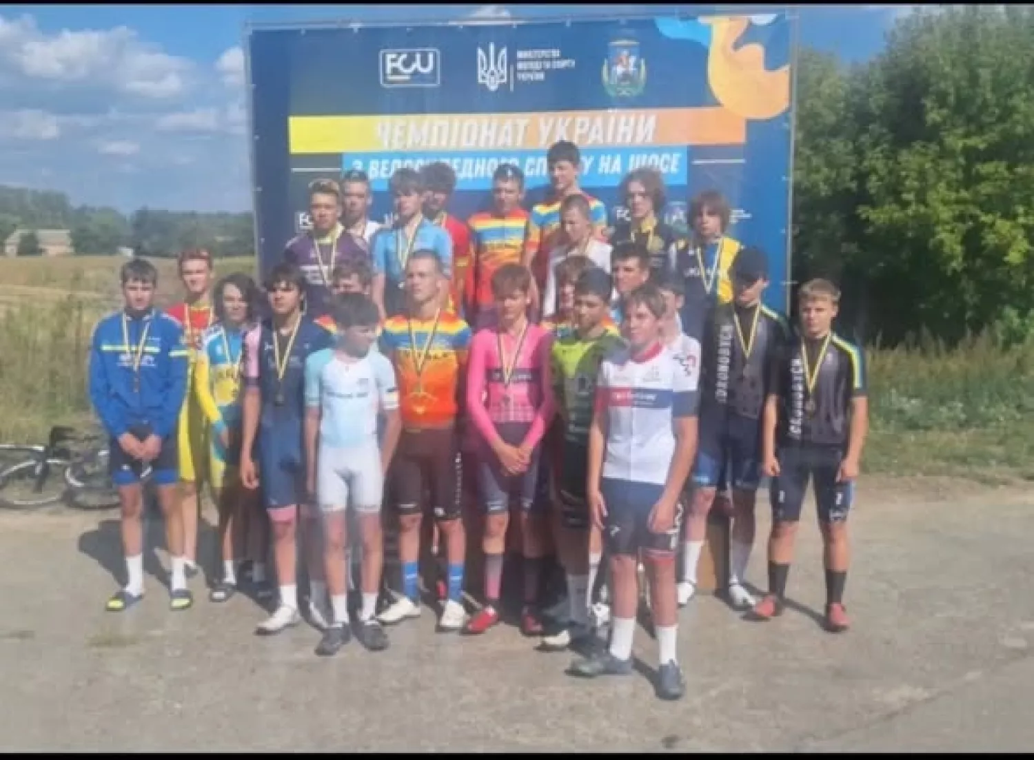 Миколаївські велоспортсмени стали призерами чемпіонату України. Фото: ГО Миколаївська ОО ФСТ «Динамо» України