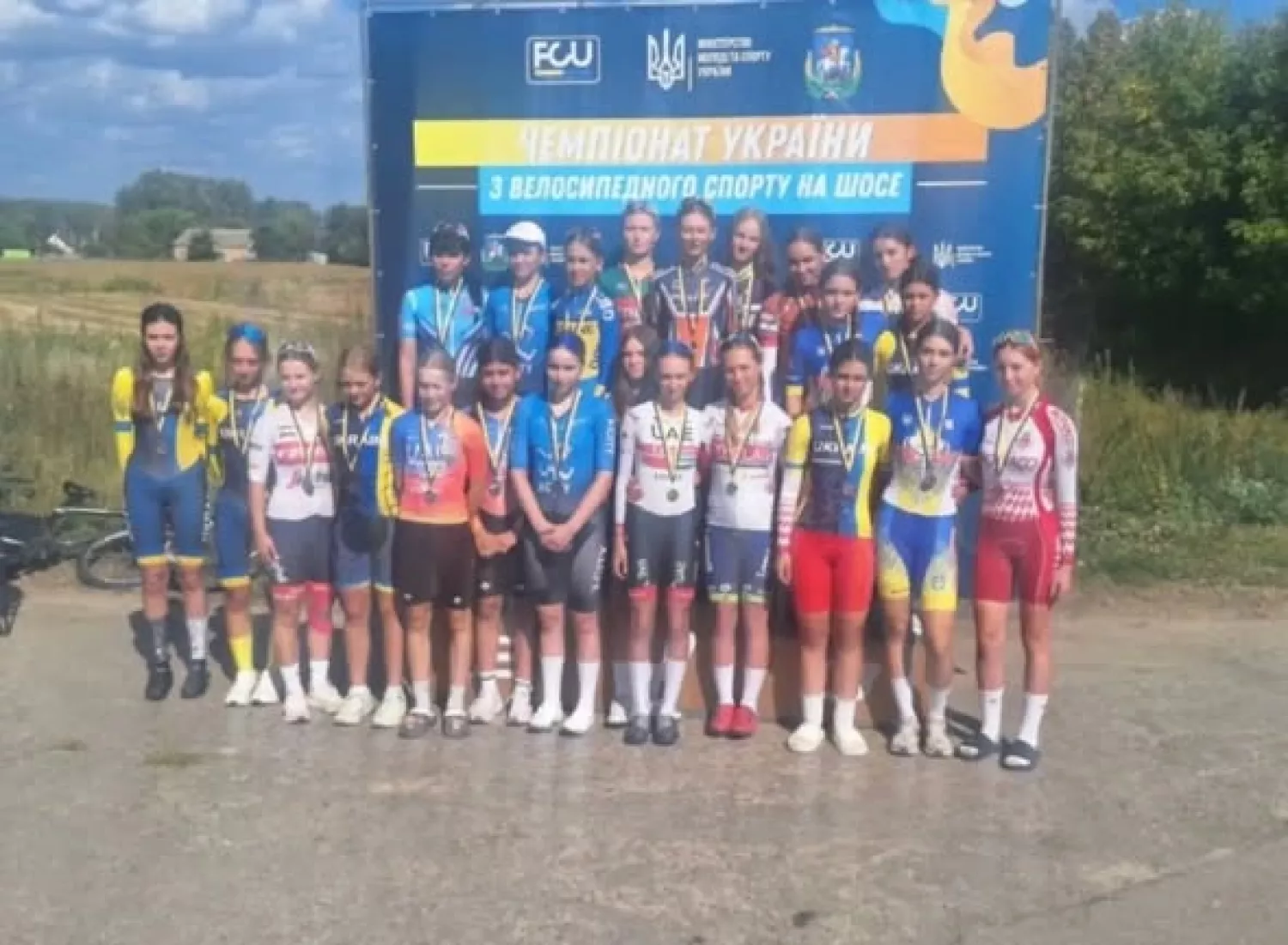 Миколаївські велоспортсмени стали призерами чемпіонату України. Фото: ГО Миколаївська ОО ФСТ «Динамо» України