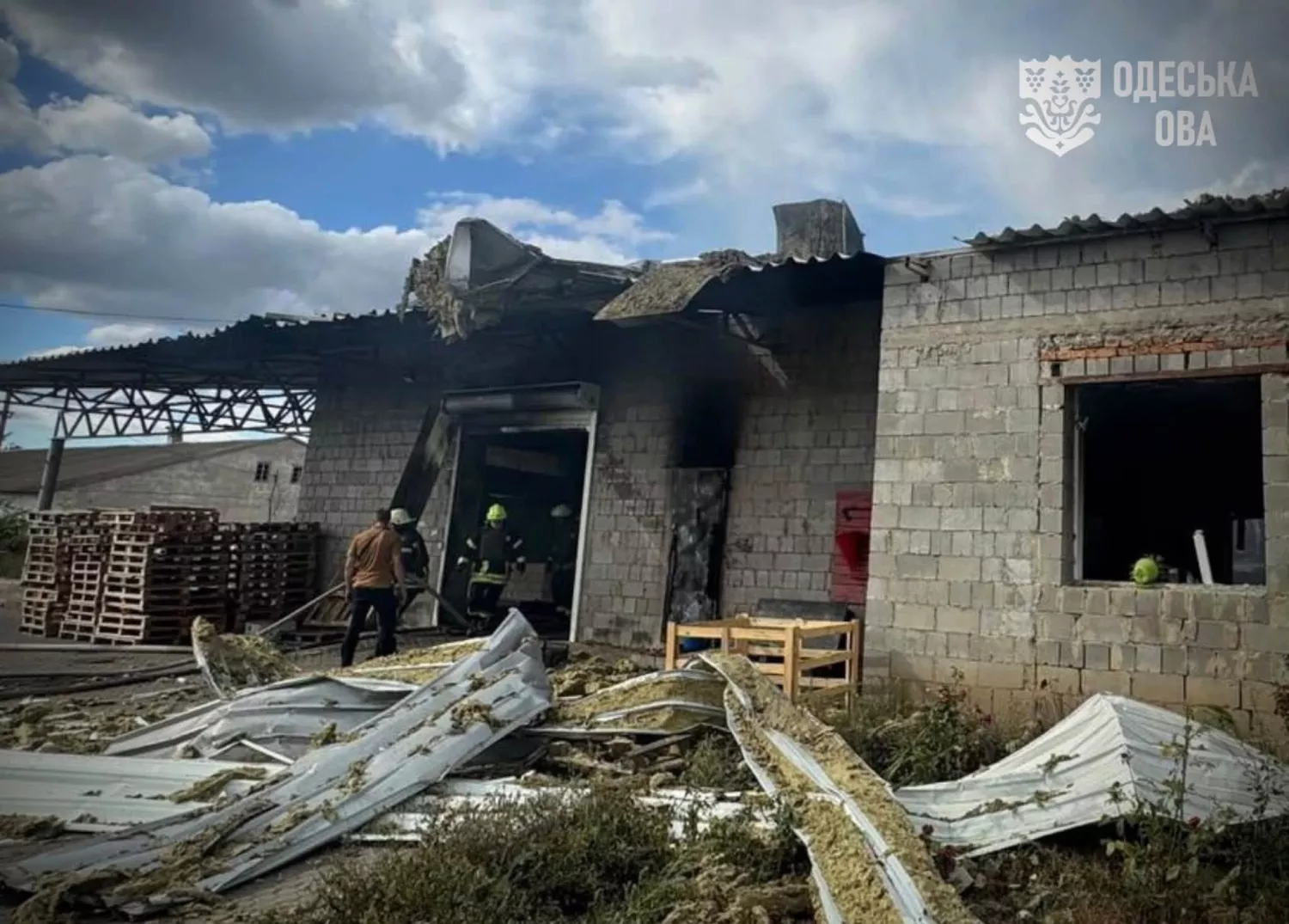 Через російські удари на Одещині загинула людина, ще двоє поранені. Фото: Одеська ОВА