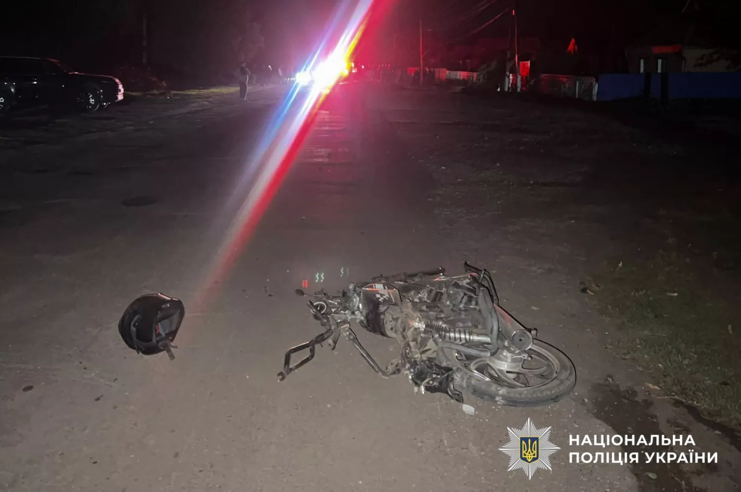 У Казанці п'яний водій збив 12-річного мотоцикліста. Фото нацполіція