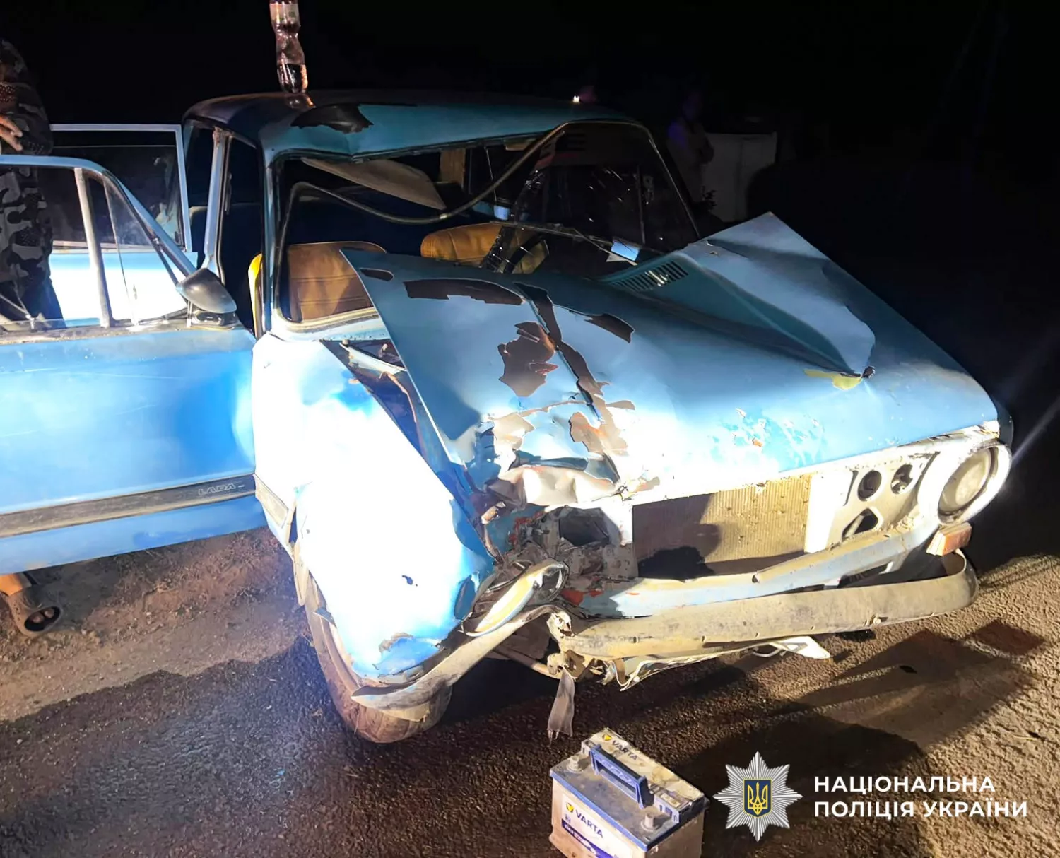 У Казанці п'яний водій збив 12-річного мотоцикліста. Фото нацполіція