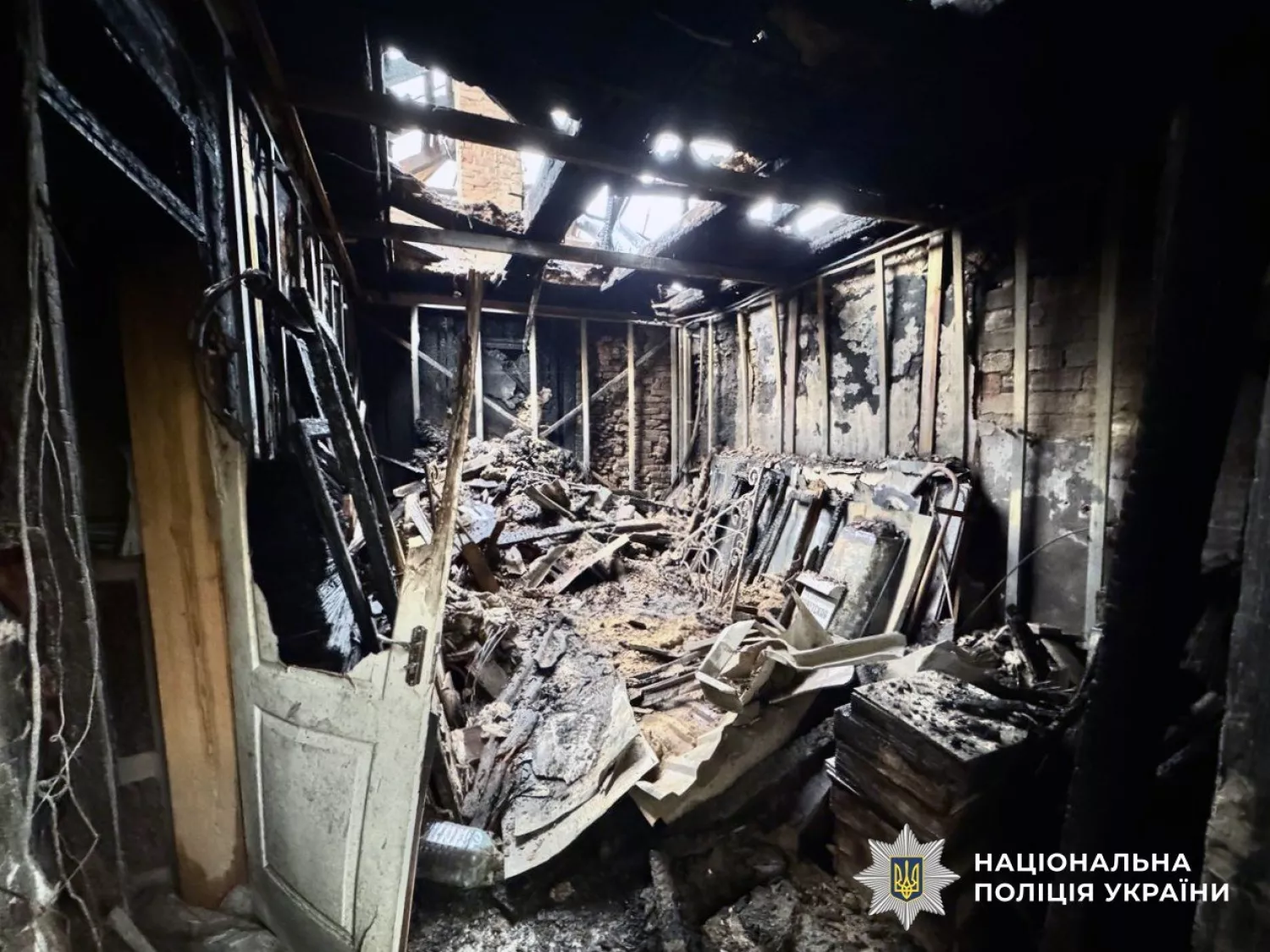 Обстріл Херсонської області 23 вересня. Фото: Поліція Херсонської області