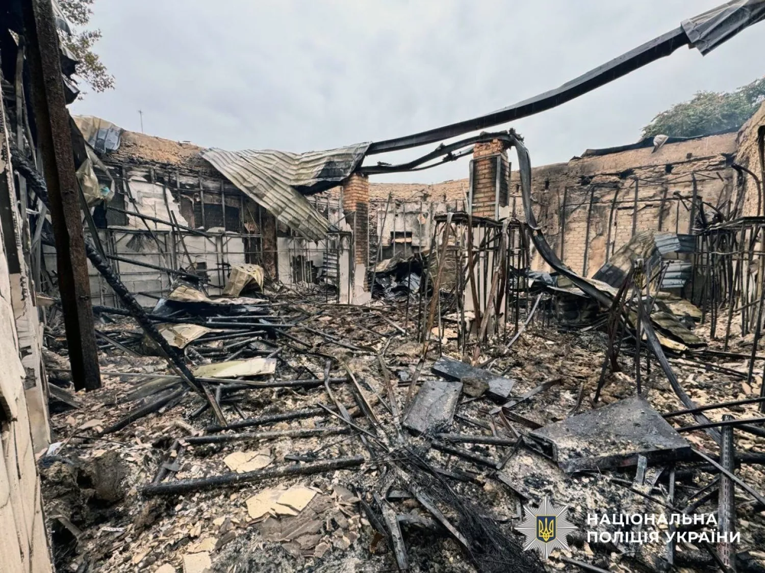 Обстріл Херсонської області 23 вересня. Фото: Поліція Херсонської області