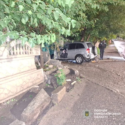 Після смертельної ДТП водій Toyota втік із лікарні у Миколаєві. Фото: Нацполіція