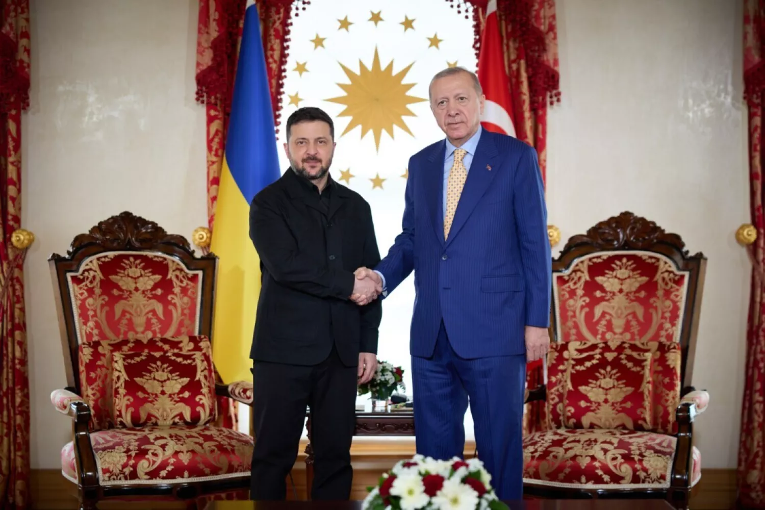 Ердоган після розмови із Зеленським заявив про спроби відновити зерновий коридор. Фото: Офіс президента